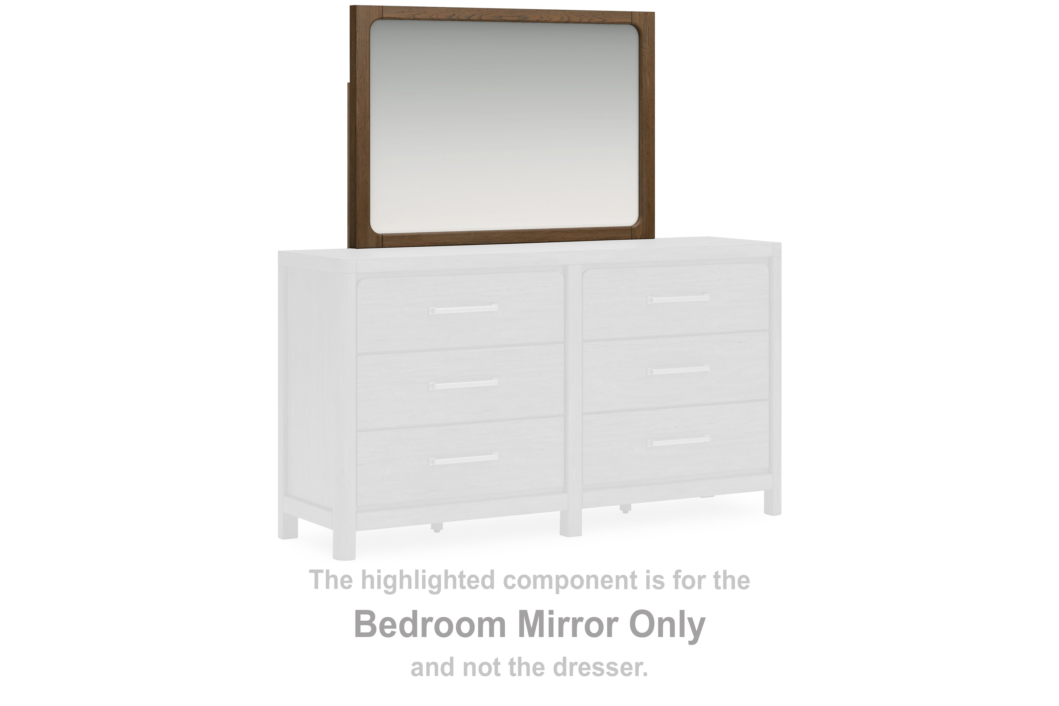 Diamond Furniture - Ashley Furniture - Cabalynn Bedroom - Bedroom Mirror / Light Brown - B974-36