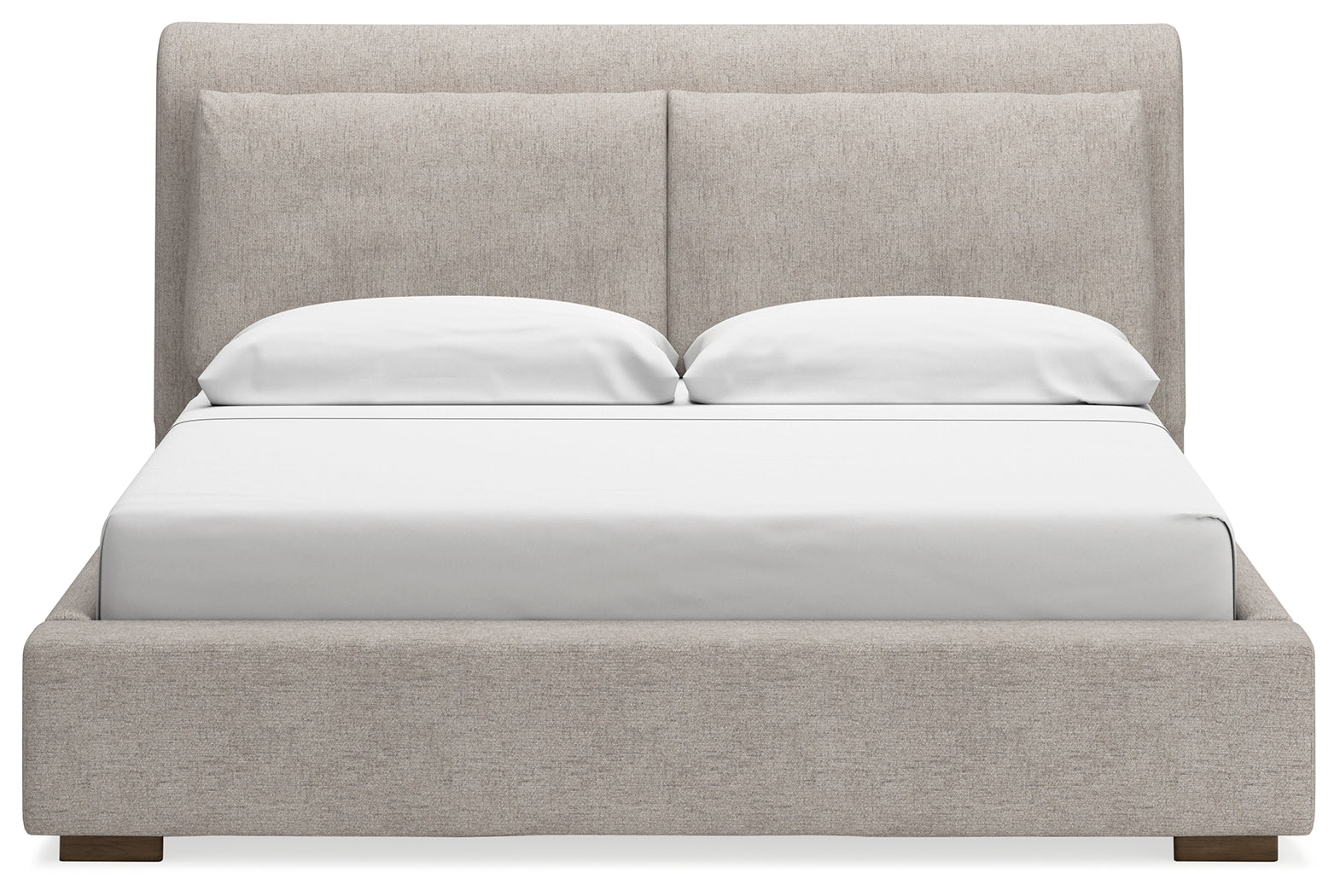 Cabalynn King Upholstered Bed and 2 Nightstands