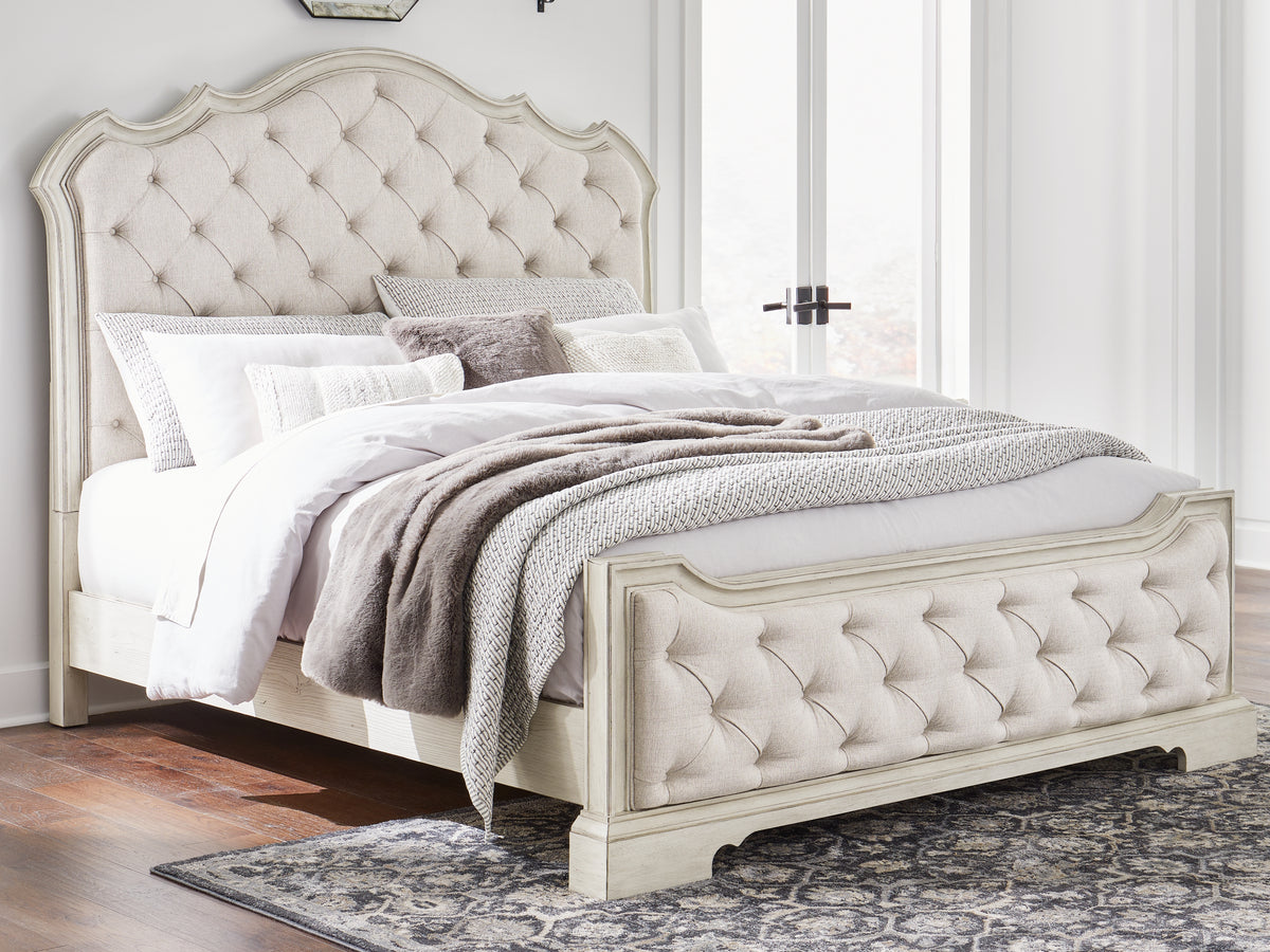 Diamond Furniture - Ashley Furniture - Arlendyne King Upholstered Bed - King Upholstered Bed - B980B4