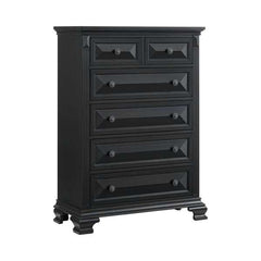 6-Drawer Chest in Black