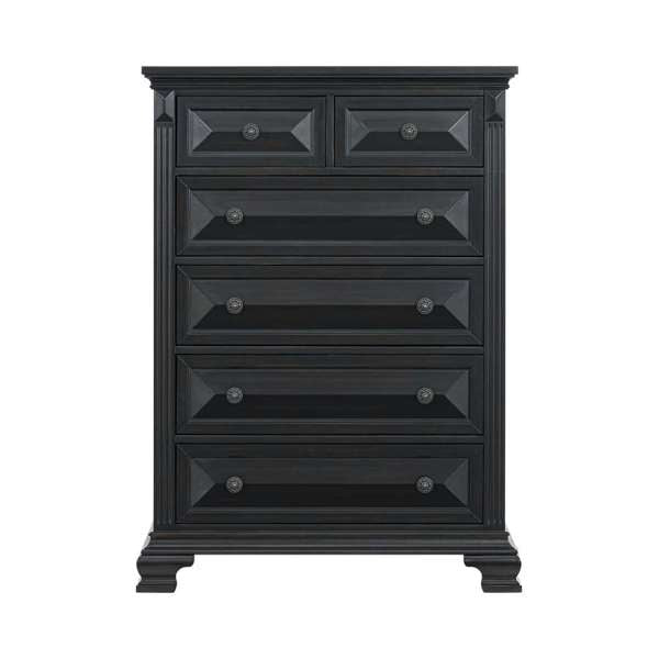 6-Drawer Chest in Black