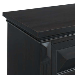 Dresser and Mirror Set in Black