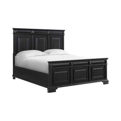 King Panel Bed in Black