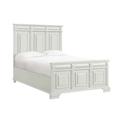 Queen Panel Bed in Antique White
