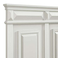 Queen Panel Bed in Antique White