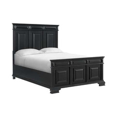 Queen Panel Bed in Black