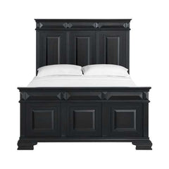 Queen Panel Bed in Black