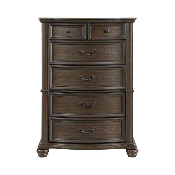 5-Drawer Chest in Mahogany
