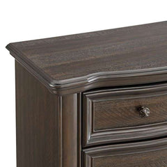 Dresser and Mirror Set in Mahogany