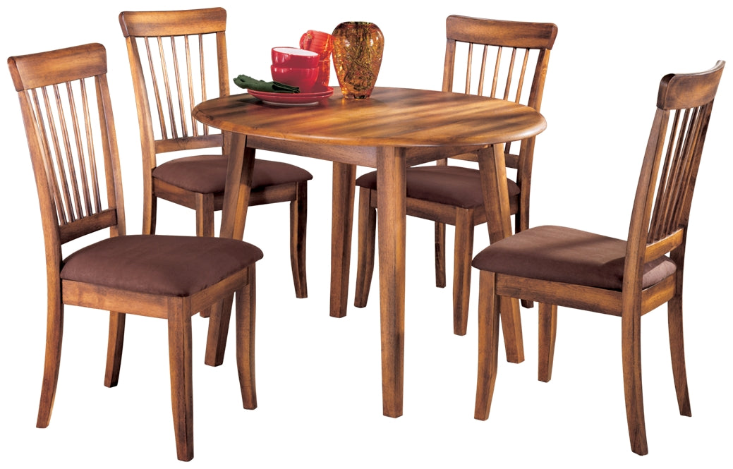 Diamond Furniture - Ashley Furniture - Berringer Dining Table and 4 Chairs - Dining Table and 4 Chairs - D199D13