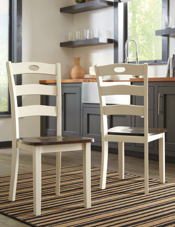 Diamond Furniture - Ashley Furniture - Woodanville Dining Chair (Set of 2) - Dining Chair (Set of 2) - D335-01X2