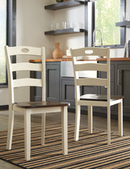 Diamond Furniture - Ashley Furniture - Woodanville Dining Chair (Set of 2) - Dining Chair (Set of 2) - D335-01X2
