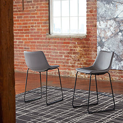 Diamond Furniture - Ashley Furniture - Centiar Counter Height Bar Stool (Set of 2) - Counter Height Bar Stool (Set of 2) - D372-824X2