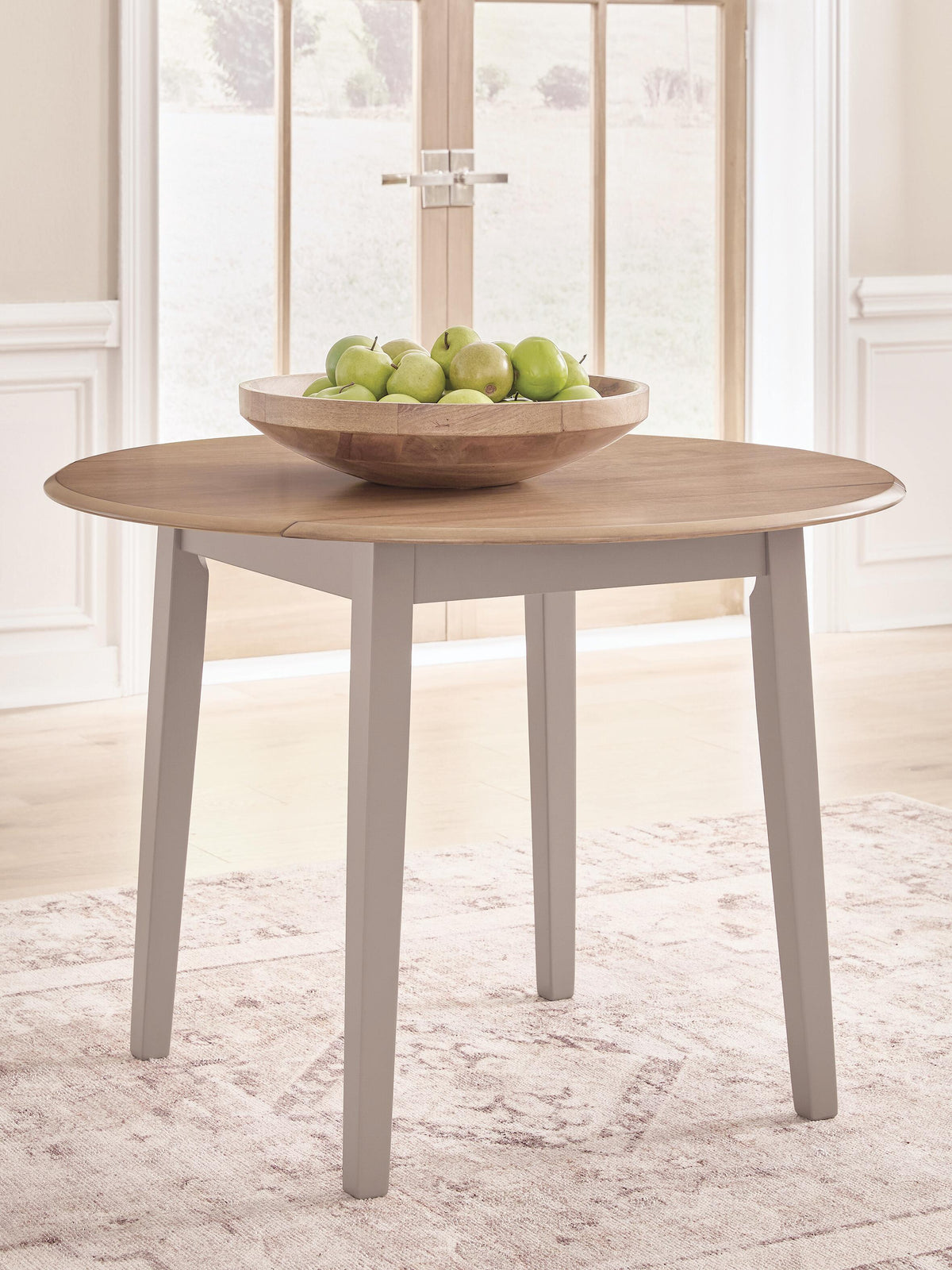 Diamond Furniture - Ashley Furniture - Harperfeld Dining Drop Leaf Table - Round DRM Drop Leaf Table - PCD403-15