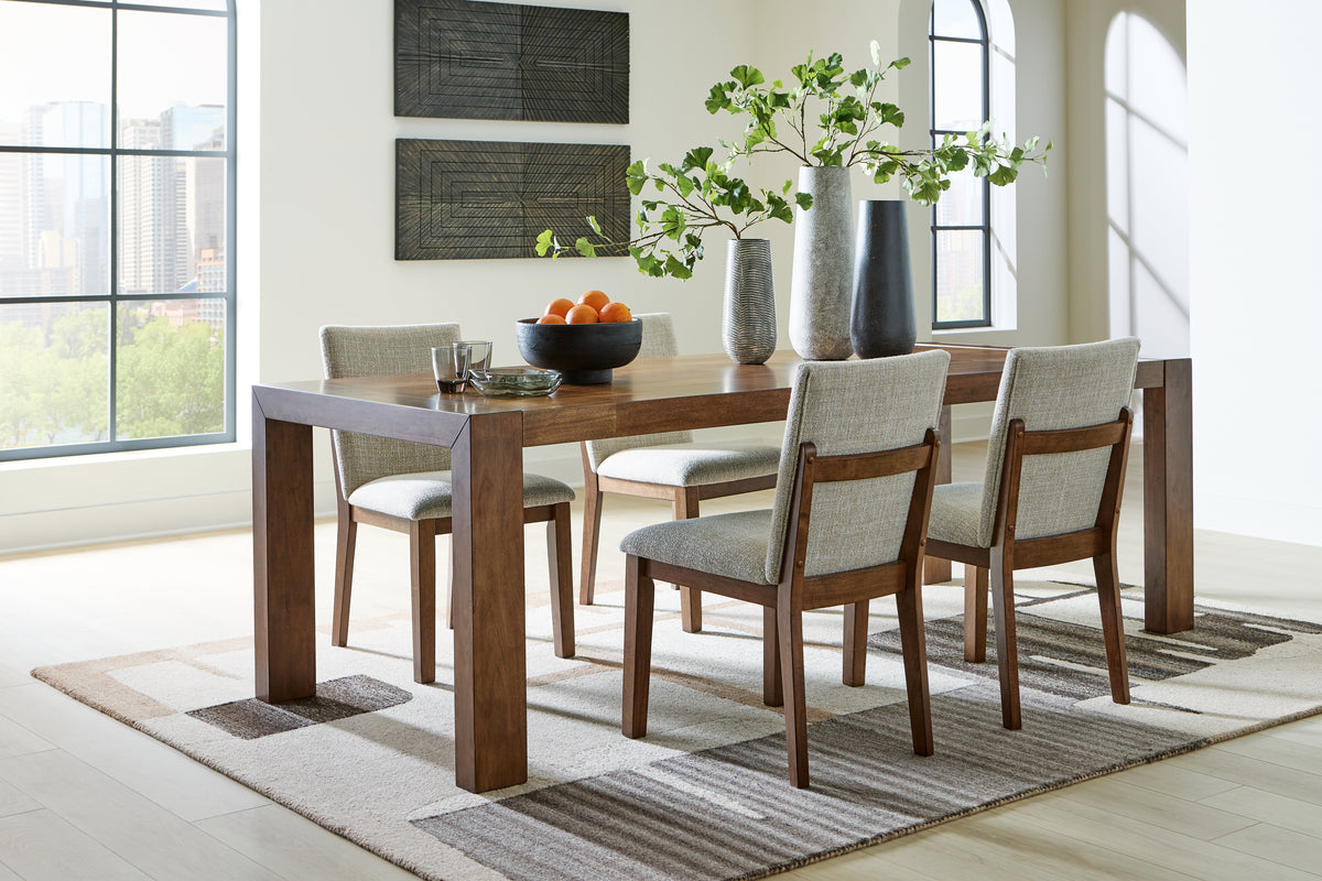 Diamond Furniture - Ashley Furniture - Kraeburn Dining Table and 4 Chairs - Dining Table and 4 Chairs - D496D1