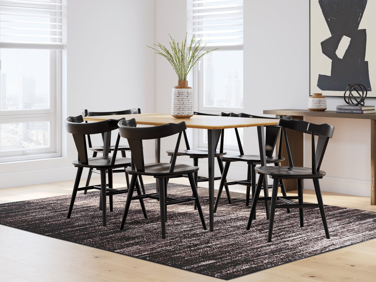Diamond Furniture - Ashley Furniture - Gretlynn Dining Table and 6 Chairs - Dining Table and 6 Chairs - D501D4
