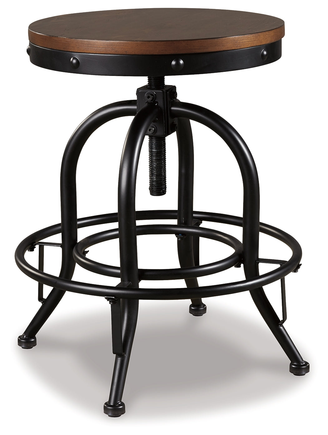 Valebeck Counter Height Dining Table, 6 Barstools and Server