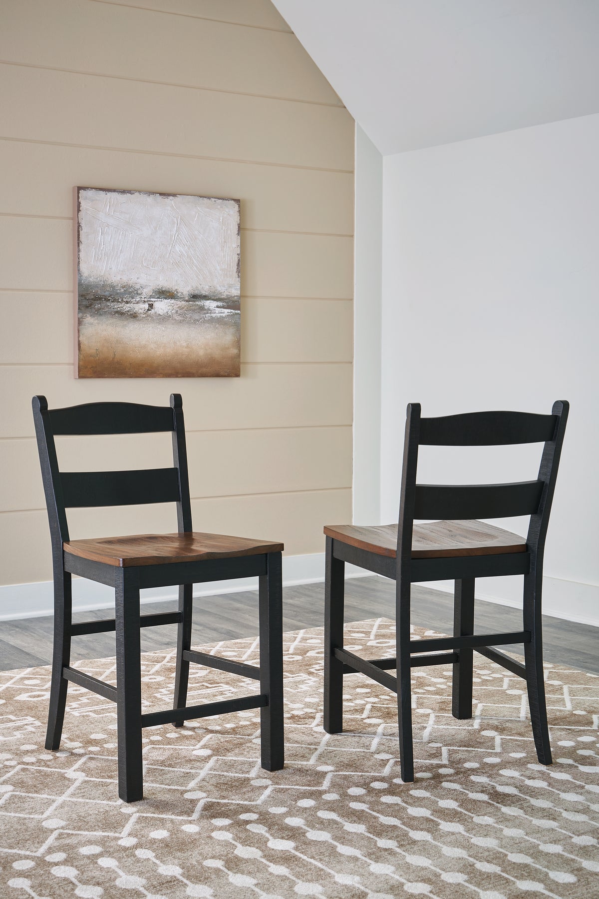 Diamond Furniture - Ashley Furniture - Valebeck Counter Height Barstool (Set of 2) - Counter Height Barstool (Set of 2) - D546-724X2