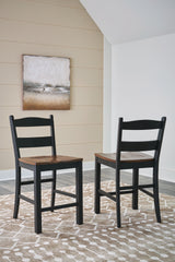 Diamond Furniture - Ashley Furniture - Valebeck Counter Height Barstool (Set of 2) - Counter Height Barstool (Set of 2) - D546-724X2
