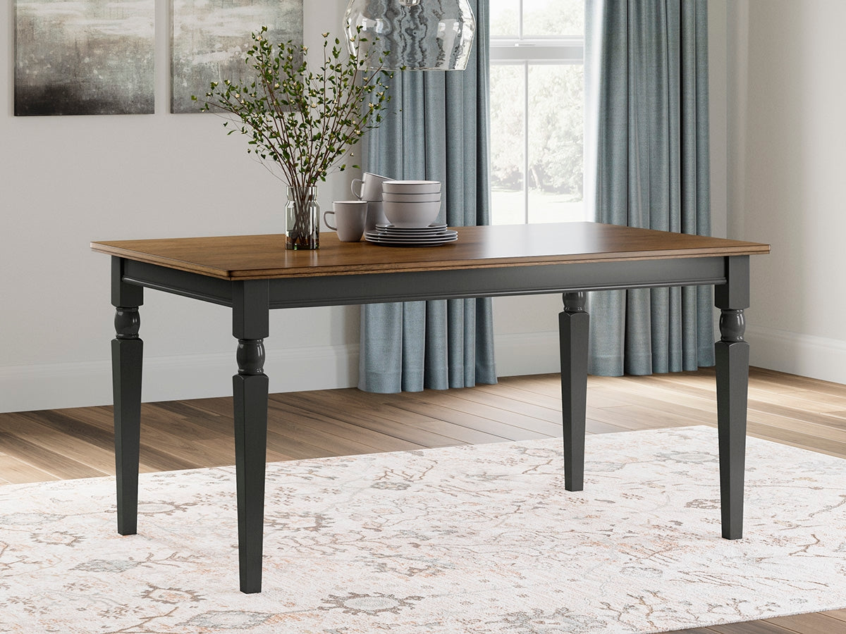 Diamond Furniture - Ashley Furniture - Owingsville Dining Room - Dining Chair (Set of 2) / Black/Brown - D580-02X2