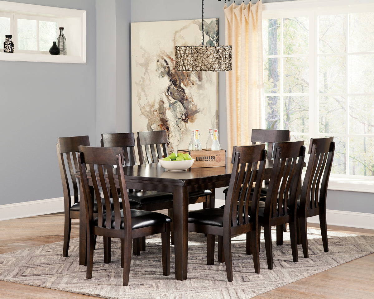 Diamond Furniture - Ashley Furniture - Haddigan Dining Table and 8 Chairs - Dining Table and 8 Chairs - D596D4