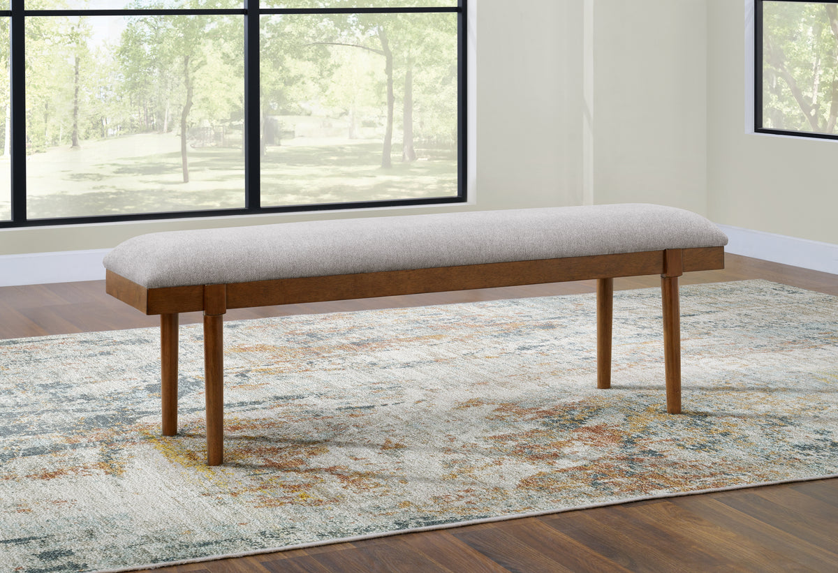 Diamond Furniture - Ashley Furniture - Lyncott 59" Upholstered Dining Bench - Large UPH Dining Room Bench - D615-00