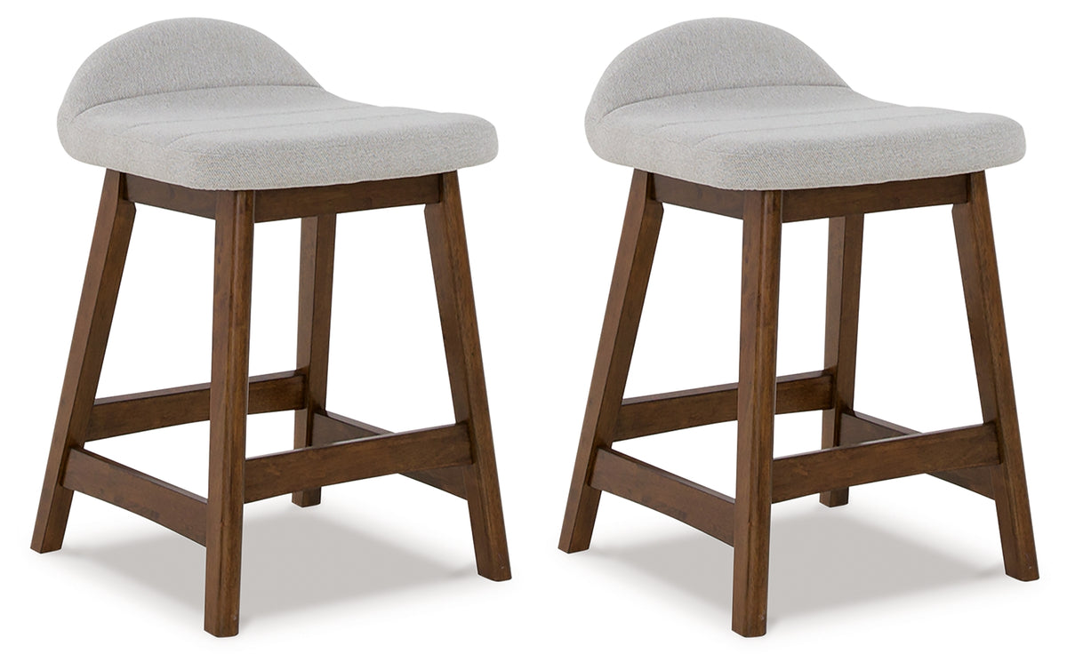 Diamond Furniture - Ashley Furniture - Lyncott Counter Height Bar Stool (Set of 2) - Counter Height Bar Stool (Set of 2) - D615-124X2