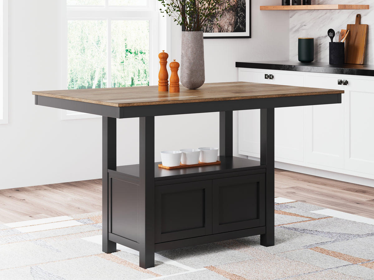 Diamond Furniture - Ashley Furniture - Wildenauer Counter Height Dining Table - RECT Dining Room Counter Table - D634-13