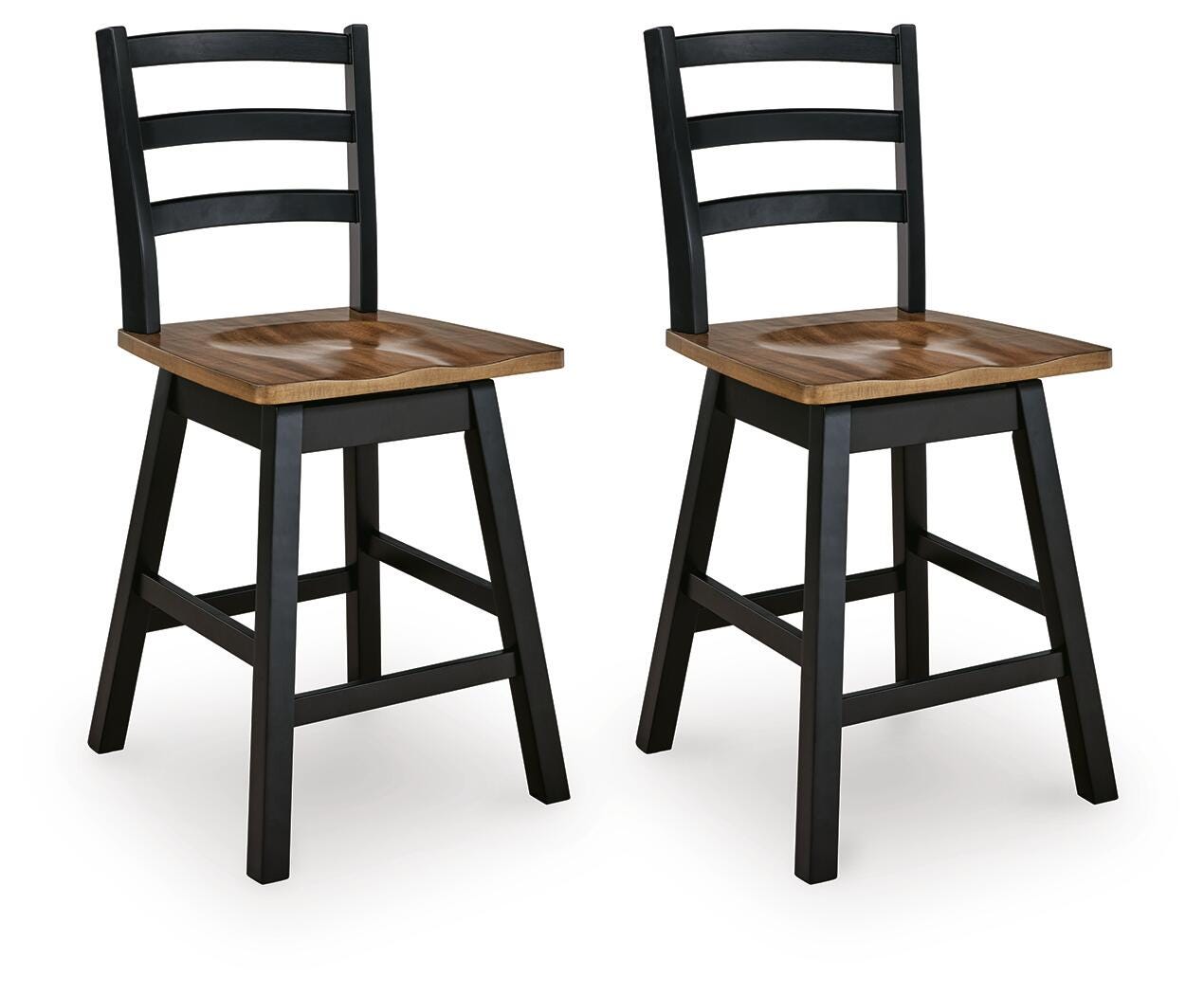 Diamond Furniture - Ashley Furniture - Wildenauer Counter Height Barstool (Set of 2) - Counter Height Barstool (Set of 2) - D634-224X2