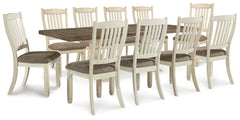 Bolanburg Extension Dining Table and 10 Chairs
