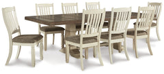 Diamond Furniture - Ashley Furniture - Bolanburg Dining Table and 8 Chairs - Dining Table and 8 Chairs - D647D30