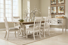 Diamond Furniture - Ashley Furniture - Shaybrock Dining Table and 6 Chairs - Dining Table and 6 Chairs - D683D4