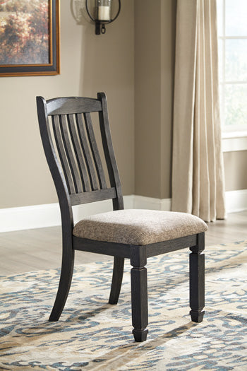 Diamond Furniture - Ashley Furniture - Tyler Creek Dining Room - Dining Chair (Set of 2) / Black/Grayish Brown - D736-01X2