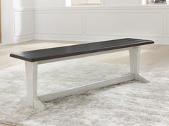 Diamond Furniture - Ashley Furniture - Darborn Dining Room - Dining Table / Gray/Brown / 40"W x 78"D x 30"H - D796D3
