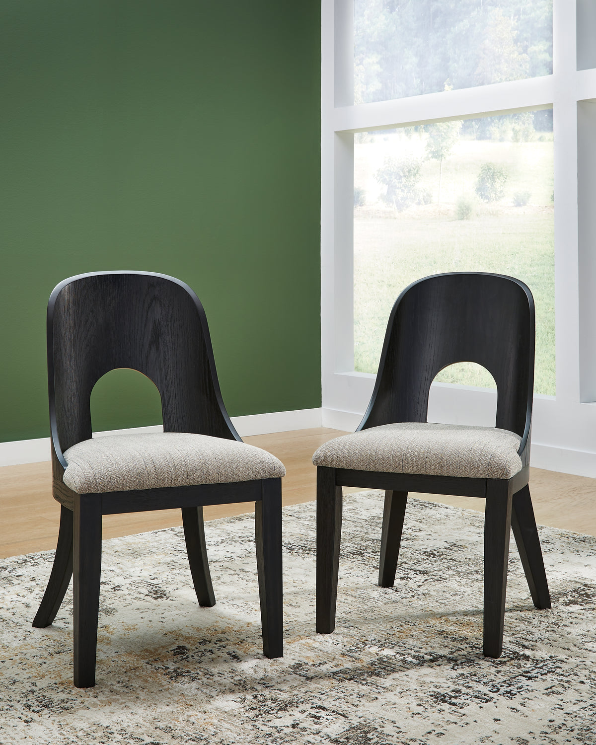 Diamond Furniture - Ashley Furniture - Rowanbeck Dining Chair (Set of 2) - Dining Chair (Set of 2) - D821-01X2