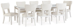 Diamond Furniture - Ashley Furniture - Chalanna Dining Table and 8 Chairs - Dining Table and 8 Chairs - D822D3