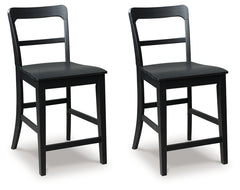 Diamond Furniture - Ashley Furniture - Greddinton Counter Height Barstool (Set of 2) - Counter Height Barstool (Set of 2) / Multi - PCD824-124X2