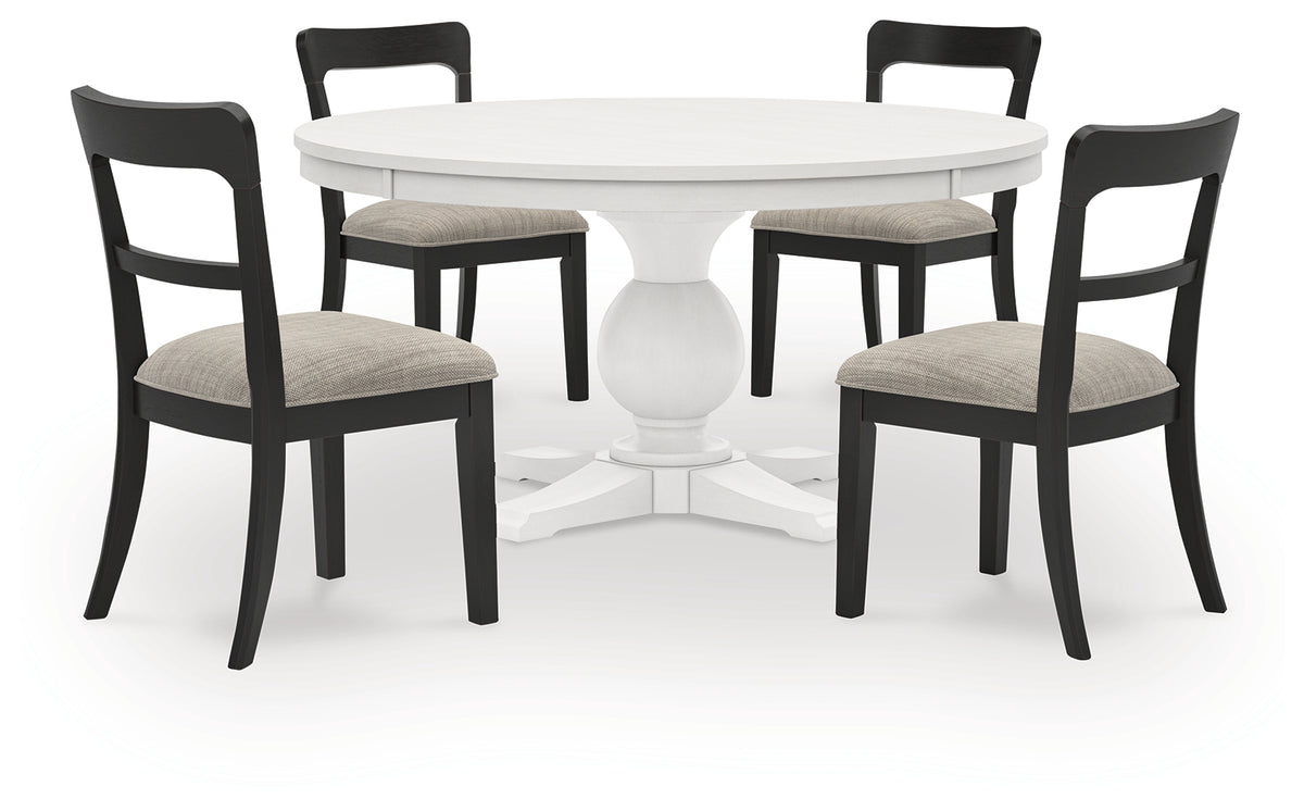 Diamond Furniture - Ashley Furniture - Greddinton Dining Table and 4 Chairs - Dining Table and 4 Chairs - PCD824D27
