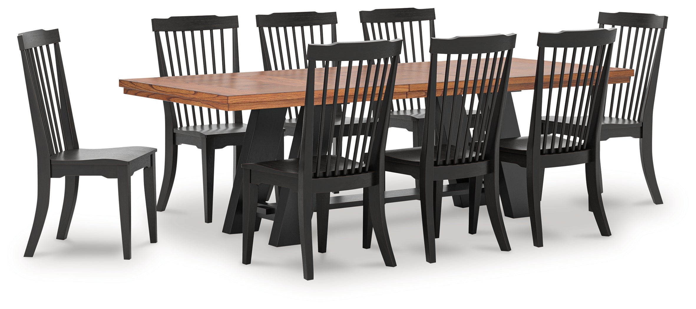 Diamond Furniture - Ashley Furniture - Greddinton Extension Dining Table and 8 Chairs - Extension Dining Table and 8 Chairs - PCD824D34