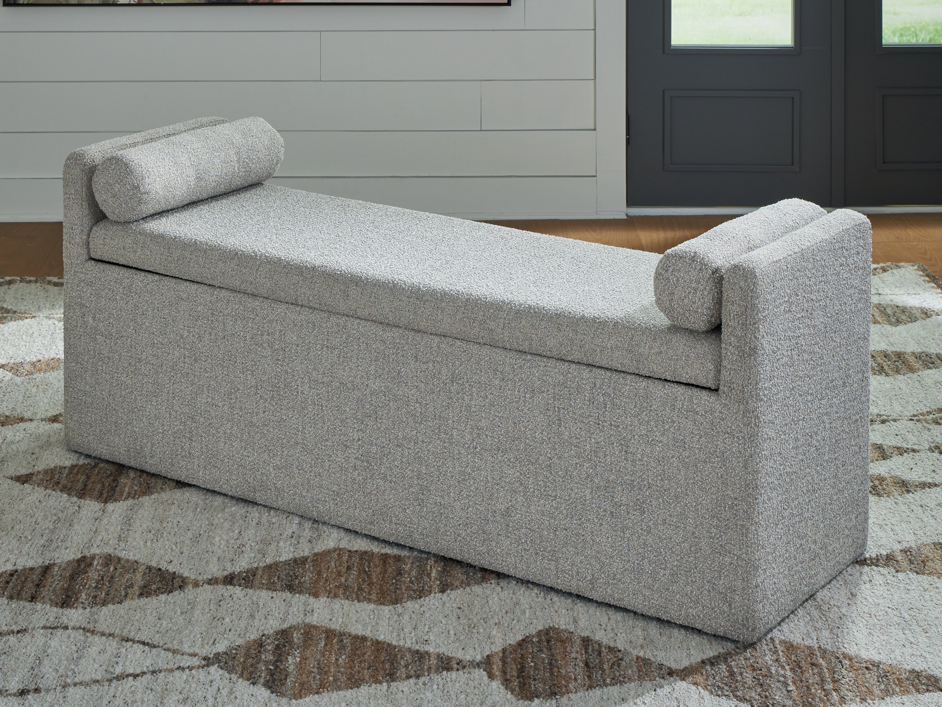 Diamond Furniture - Ashley Furniture - Galliden Dining Room - Large UPH Dining Room Bench / Beige - D841-00