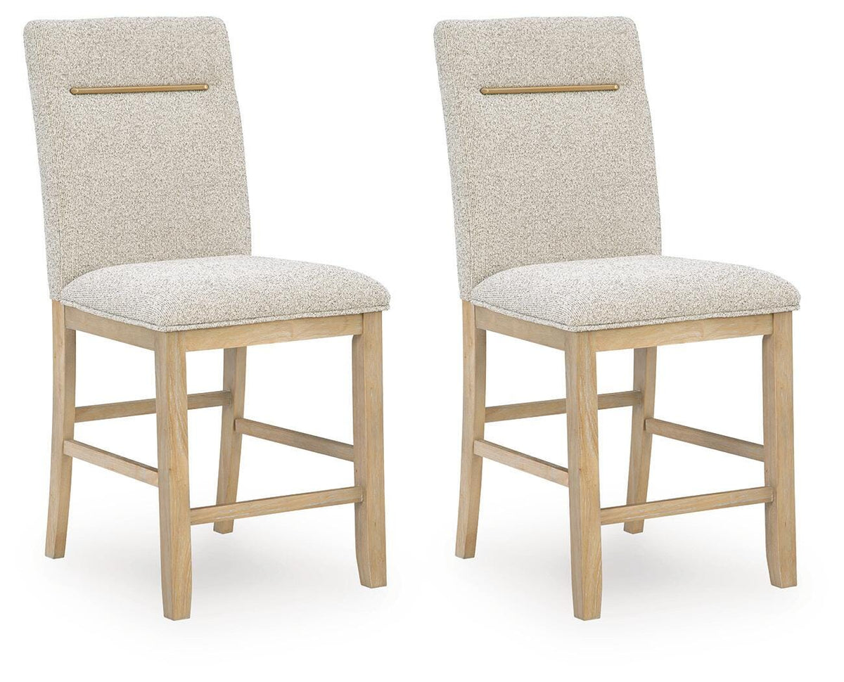 Diamond Furniture - Ashley Furniture - Lasinger Counter Height Barstool (Set of 2) - Counter Height Barstool (Set of 2) - PCD852-124X2
