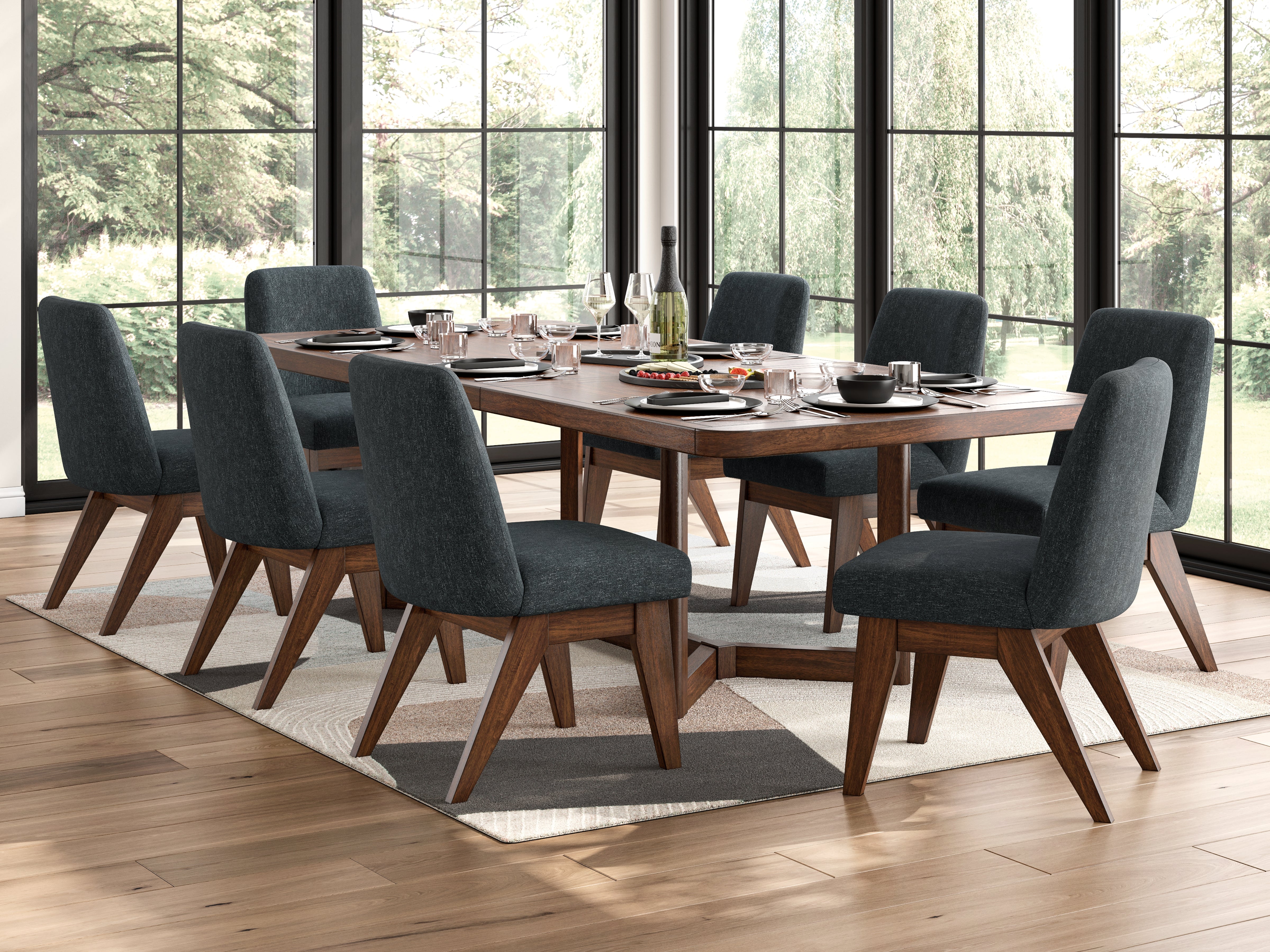 Diamond Furniture - Ashley Furniture - Dilenno Extension Dining Table and 8 Chairs - Extension Dining Table and 8 Chairs - PCD857D3