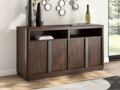 Diamond Furniture - Ashley Furniture - Dilenno Dining Server - Dining Room Server / Dark Brown - PCD857-60