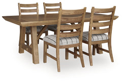 Ridgester Extension Dining Table and 4 Chairs
