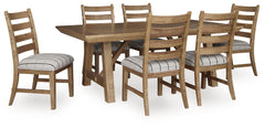 Ridgester Extension Dining Table and 6 Chairs