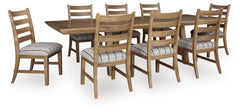 Ridgester Extension Dining Table and 8 Chairs