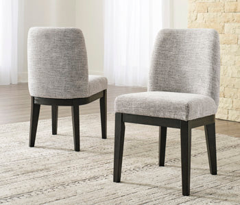 Diamond Furniture - Ashley Furniture - Burkhaus Dining Room - Dining Chair (Set of 2) / Dark Brown - D984-01X2