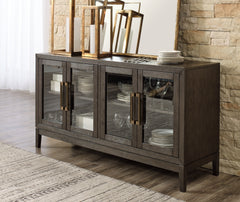 Diamond Furniture - Ashley Furniture - Burkhaus Dining Server - Dining Room Server - D984-60