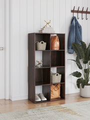 Diamond Furniture - Ashley Furniture - Glosmount Eight Cube Organizer - Eight Cube Organizer / Cherry/Light Brown - EA1055-4X2