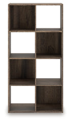 Diamond Furniture - Ashley Furniture - Shallifer Eight Cube Organizer - Eight Cube Organizer / Brown - EA1104-4X2